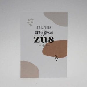 Shop kaart het is zo fijn om jouw zus te zijn bij Livs and Gifts