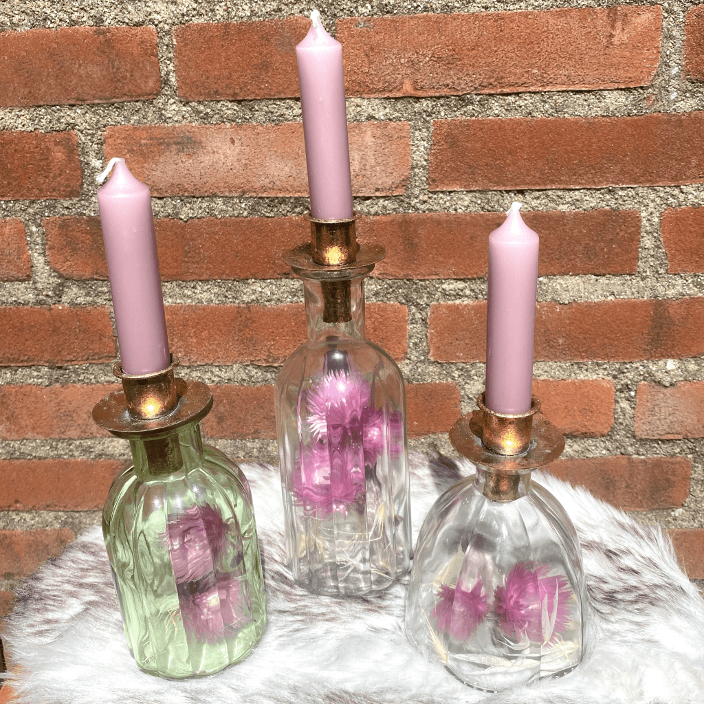 Kaarsenhouders ribbel