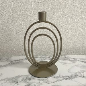Kaarsenhouder wave goud