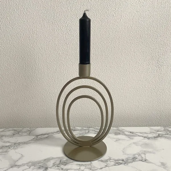 Kaarsenhouder wave goud