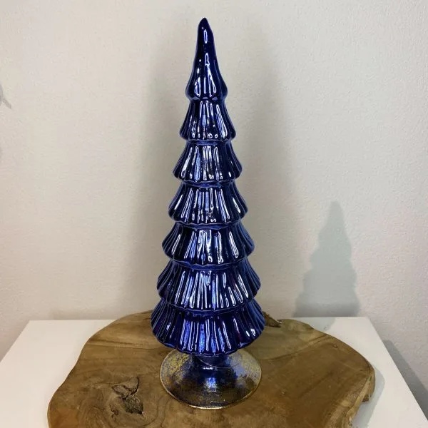Kerstboom Klassiek Blauw Metallic