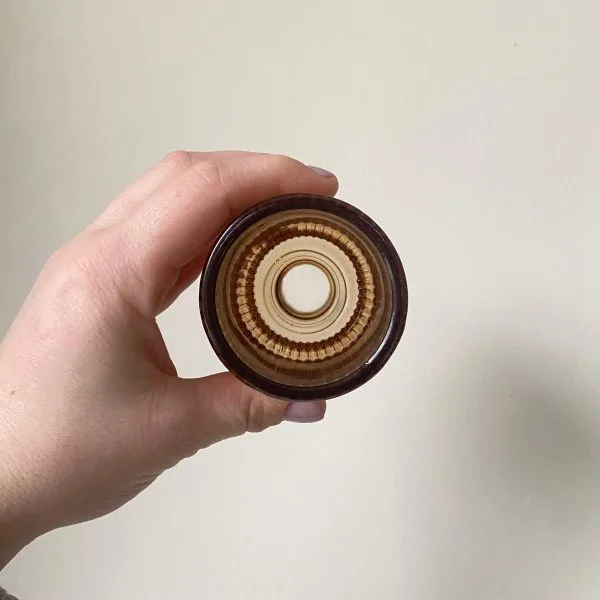 Kaarsen standaard Soof geel/bruin