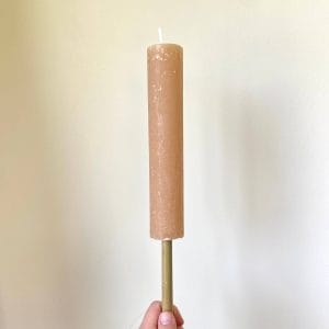 Tuinfakkel geel/lichtoranje 10 branduren