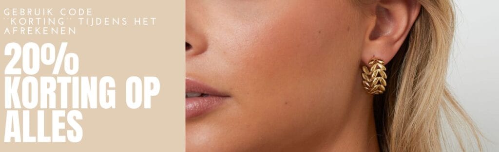 20% korting banner